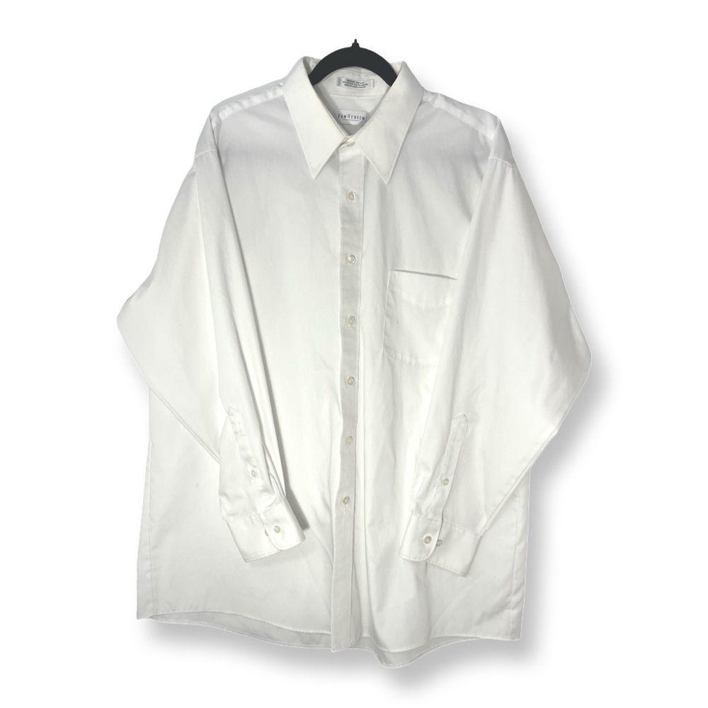 Van Heusen Pinpoint Oxford 17 1/2, 32/33 Wrinkle Free
